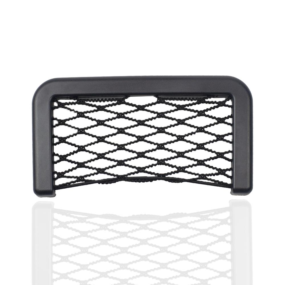 Universal Car Seat Side Storage Nets Resilient Pocket Organizer Car Accessories Products Car Organizer Storage Bag Auto Paste Net Pocket Phone Holder Car Storage Net Black Seat Side Back Storage Net Bag Universal Car Interior Accessories