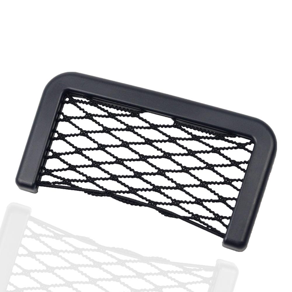 Universal Car Seat Side Storage Nets Resilient Pocket Organizer Car Accessories Products Car Organizer Storage Bag Auto Paste Net Pocket Phone Holder Car Storage Net Black Seat Side Back Storage Net Bag Universal Car Interior Accessories